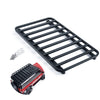MORLORDY Metal RC Roof Rack Set for 1/10 Scale TRX4 2021 Bronco - Black Luggage Rack Upgrade