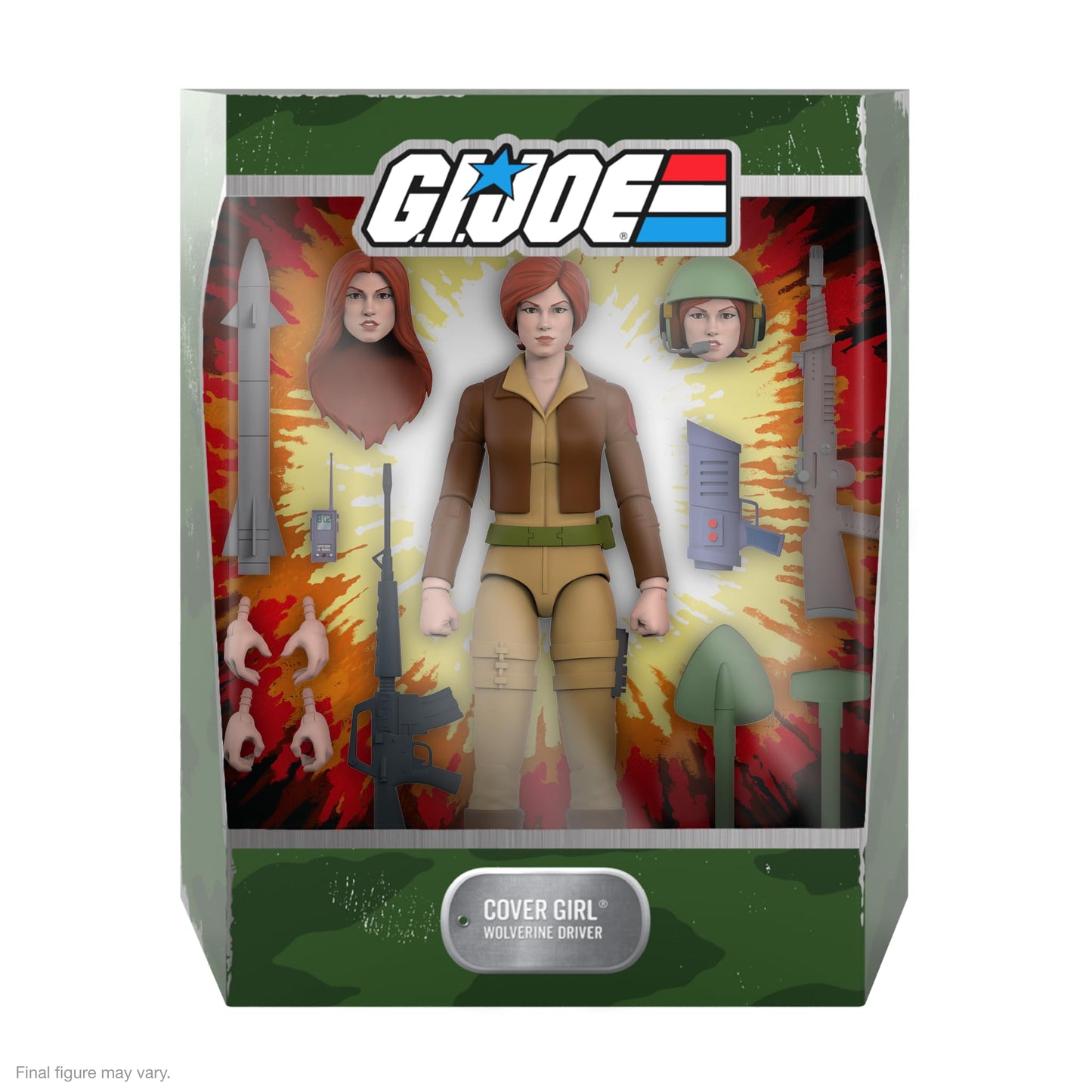 Super7 Ultimates! G.I. Joe Cover Girl - 7' G.I. Joe Action Figure With Accessories Classic Cartoon Collectibles And Retro Toys