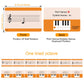 Piano Notes Flashcards - Study Aid For Beginners And Professionals - Include Staff, Notation Pitch/Syllable Names, Keyboard Posi