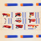 EKIND 9.5cm Foam Darts Compatible for Nerf advanced Mega Series 96-Dart Refill Pack (Blue)