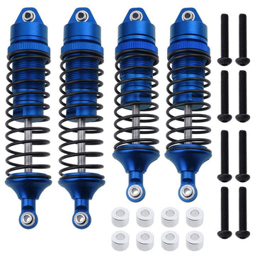 HobbyPark All Metal Shocks for Traxxas Rustler 4X4 VXL Slash 2WD 4x4 Hoss Stampede Bandit Nitro Shock Absorber Damper Set 1/10 U