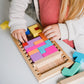 GIGAMIC Katamino Family Puzzle Game for Kids & Families, Wooden, Large, Gold, Model GZUF, 1-2 Players, 10 Minutes