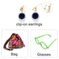Ccjrlm Encanto Dress Mirabel Dress Encanto,Isabella Encanto Costume For Girls Cosplay Dress Up With Glasses Earrings 7-8 Years