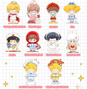 Maidimiao Bunby Doll Fairy Tales Series Big Blind Box Figures 1Pc Random Art Cute Collectibles Birthday Gift