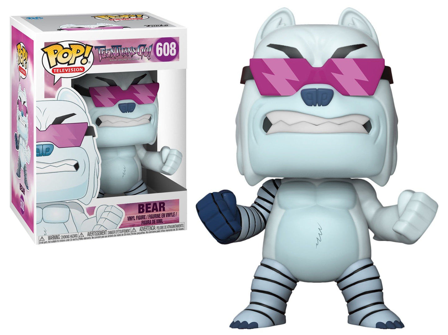 Funko Pop! Tv: Teen Titans Go! The Night Begins To Shine - Cee-Lo Bear Collectible Figure