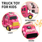 Temi Girls Toddler Truck Toys For 3 4 5 6 Year Old Girls, 5-In-1 Friction Powered Vehicle Car Toy For Toddlers 3-6, Carrier Toys For Kids 3-5, Christmas Birthday Gifts For Girls Age 3-9