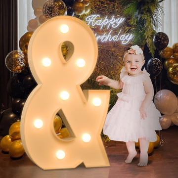 3Ft Marquee Light Up Letters, Large Marquee Letters & For Party Decorations, Big Baby Letters For Baby Shower Birthday Party Dec