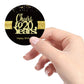 Sumerk 48 Pcs Cheers To 20 Stickers Large Bottle Stickers 20Th Birthday Stickers Card Seals 2 Inches Round Happy Birthday Party