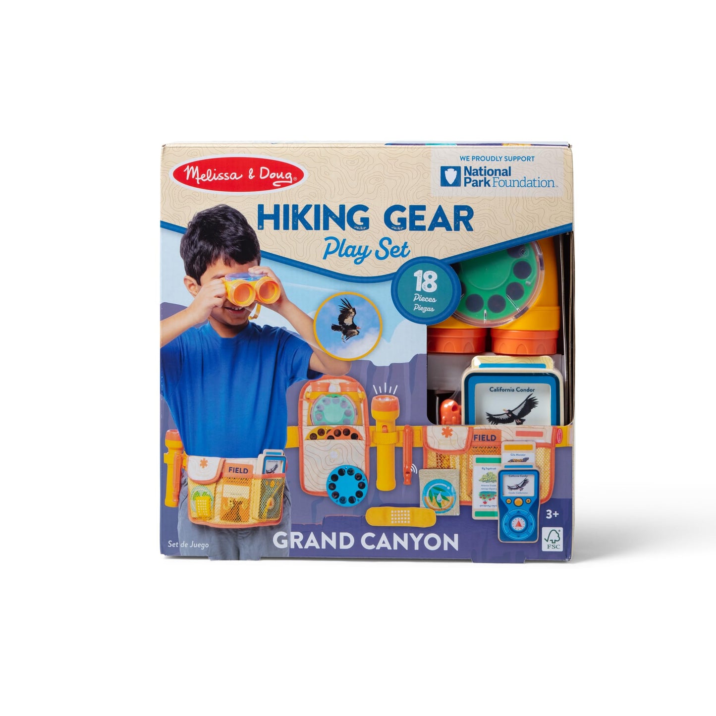 Melissa & Doug Grand Canyon Hiking Gear Play Set - Photo Disk Viewer, Multi, Plastic, Model 30906, Ages 3+