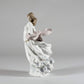 Lladró Spring Splendor Woman Figurine. Porcelain Woman Figure.
