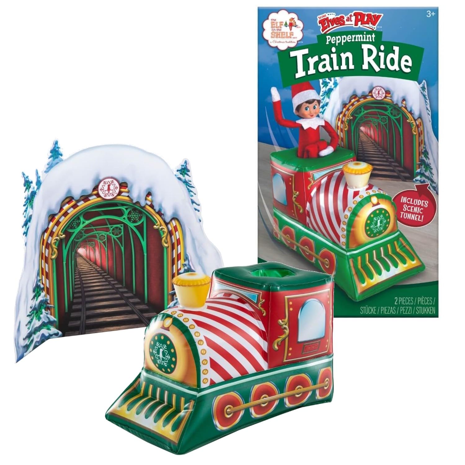 The Elf on the Shelf Peppermint Train Ride Medium Multi Color – Toytooth