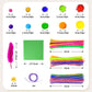 1405 Pcs Art and Craft Supplies for Kids, Toddler DIY Craft Art Supply Set Included Pipe Cleaners, Pom Poms, Feather, Folding St