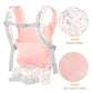 GAGAKU Baby Doll Carrier - Soft Cotton Stuffed Toy Accessories for Kids - Pink Flamingo Model BBDC1905-P