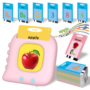 Talking Flash Cards For Toddlers 1-3 With 384 Sight Words, Toddler Learning Toys For 1 2 3 4 5 Year Old Boy Girls, Autism Sensory Toys, Educational Montessori Toys, Pocket Speech Therapy Toys