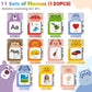 beiens Toddler Talking Flash Cards - 240 Sight Words, Speech Therapy, Educational, Model ZN37, for Ages 2-6, Paper Material