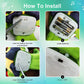 9'' Cute Talking Parrot Repeats What You Say Electronic Interactive Plush Toy Stuffed Animal Record Parrot Waving Wings Funny Bird Toys For Children Girls Boys Best Xmas Gift (Green Parrot)
