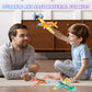 LUCKJOY 48 Pcs Airplane Toy, 8 inch Foam Airplanes for Kids,Paper Airplane Kit for Toddlers 3-5, Glider Toy Planes for Kids,Part