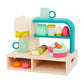 B. toys- Mini Chef - Coffee Shop Playset- Pretend Play- Coffee Shop Playset - Coffee Machine, Cups, Bakery, Desserts - Barista &