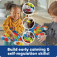 Learning Resources Rainbow Busy Board - Montessori Puzzle Toy for Fine Motor Skills, 13.4"x10"x0.4", Ideal for Toddlers, Model LER9809