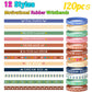 Morcheiong 120 Pieces Motivational Rubber Bracelets Wristbands Inspirational Quote Silicone Bands Unisex Style- 12 Designs
