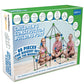 Matchaccino Construction Fort Building Kit - 85 Pieces With Storage Bag - Blue And Green Stem Building Kit Gift For Kids…