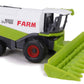 Toyland Set Of 5 Green Die Cast Metal Farm Machinery Toys - Approx 4.5Cm Each - Includes Tractors,Combine Harvesters & More!