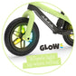 Chillafish Bmxie Glow Lightweight Balance Bike With Light-Up Wheels When Riding, For Kids 2 To 5 Years, 12-Inch Airless Rubberskin Tires, Adjustable Seat Without Tools, Pistachio