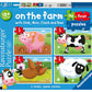 Ravensburger My First Puzzle - On The Farm Jigsaw Puzzle for Kids, 2-5 Pieces, Large, Cardboard, Multi Color, Model 7302