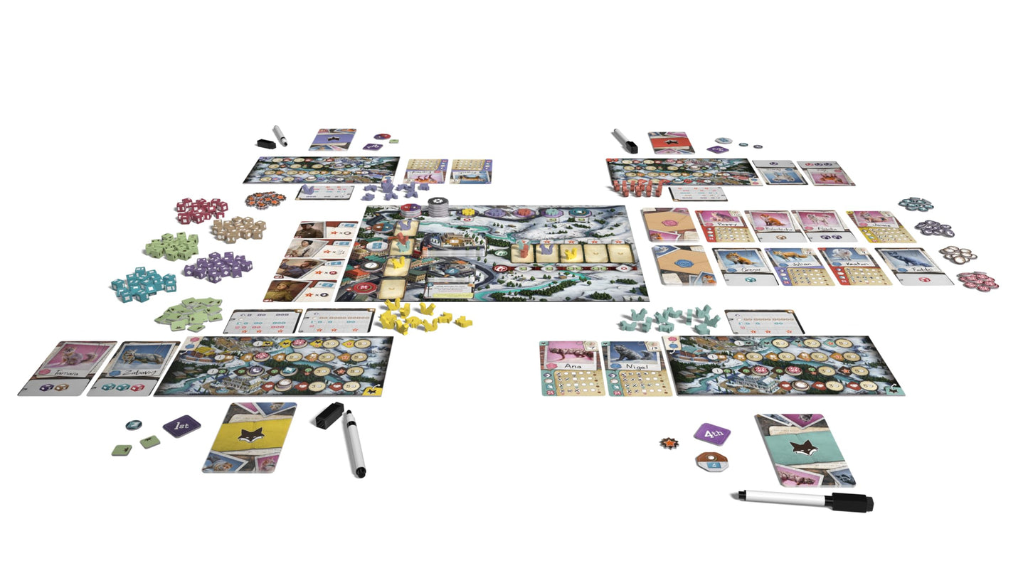 The Fox Experiment Board Game - Breed And Evolve Your Foxes! Strategy Game, Fun Family Game For Kids And Adults, Ages 10+, 1-4 Players, 60 Minute Playtime, Made By Pandasaurus Games