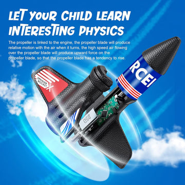 Rocket Launcher, 200 Feet Of Flight Altitude, Model Rocket Kits With Launch Set, Ultra-High Flying Air Toy Outdoor Toys For Ages 8-13, Birthday Gift For Kids Boys & Girls