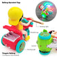 Tipmant Baby Toddler Electric Tricycle Toy Motorcycle Vehicle Stunt Performance, Music, Luminous Lights, Kids Birthday Gifts (Ye