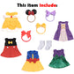 Sweet Dolly Baby Doll Accessories, 5 Doll Clothes, Mermaid Princess Dresses Outfits For 15 Inch To 18 Inch Dolls, 15 Inch Baby D