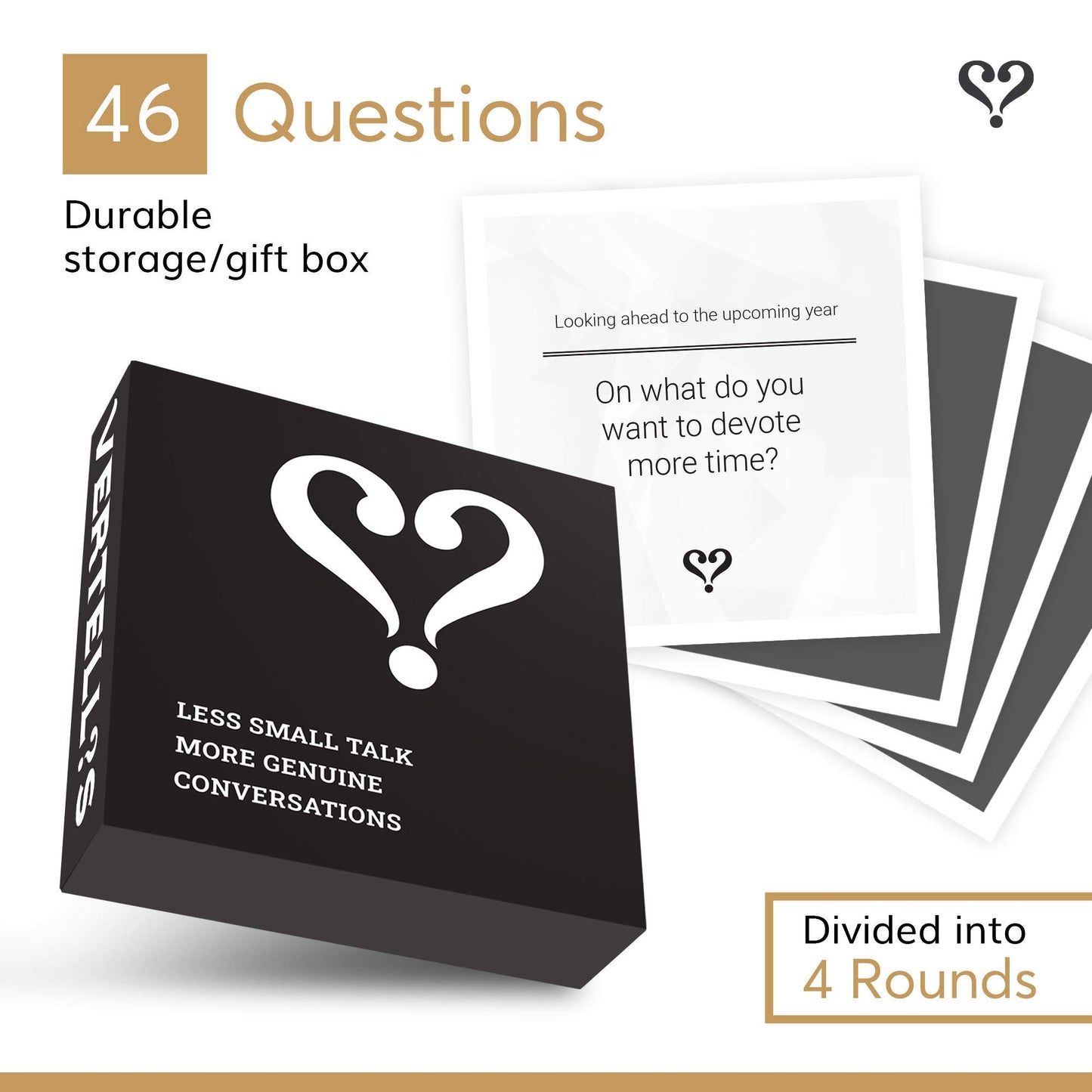 Vertellis Holiday Edition Conversation Cards - Mindful Starters for Parties & Gatherings - Cardstock - Holiday_SML