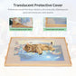 1500 Pieces Rotating Puzzle Board With 4 Drawers,34.25''X25.2'' Portable Wooden Jigsaw Puzzle Table With Lazy Susan Spinning Cov