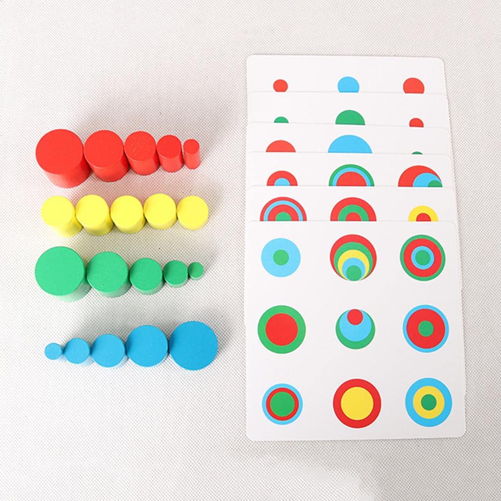 Merishopp Montessori Toy Kids Wooden Puzzle Stacking For Learning Style2