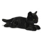 Aurora® Adorable Flopsie™ Twilight Cat™ Stuffed Animal - Playful Ease - Timeless Companions - Black 12 Inches