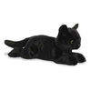Aurora® Adorable Flopsie™ Twilight Cat™ Stuffed Animal - Playful Ease - Timeless Companions - Black 12 Inches