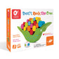 FoxMind Games Don't Rock The Croc Board Game, Multiplayer Fun for Kids 3-5, Wood, Einheitsgröße, Green/Red/Yellow/Blue