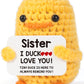 Mbl Sister Birthday Handmade Funny Cute Small Duck For Sisters Sis Big Little Sister From Sister Birthday Christmas Stocking Stu