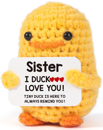 Mbl Sister Birthday Handmade Funny Cute Small Duck For Sisters Sis Big Little Sister From Sister Birthday Christmas Stocking Stu