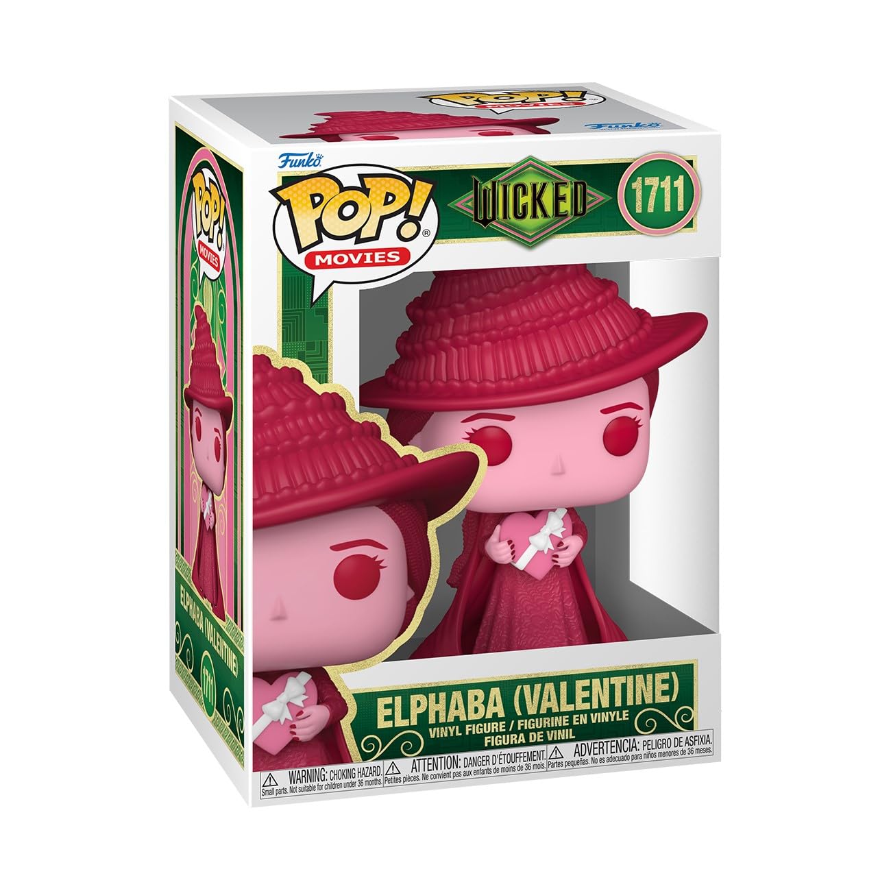 Funko POP Movies: Valentines - Elphaba - Wicked - Collectable Vinyl Figure - Gift Idea - Official Merchandise - for Kids & Adult