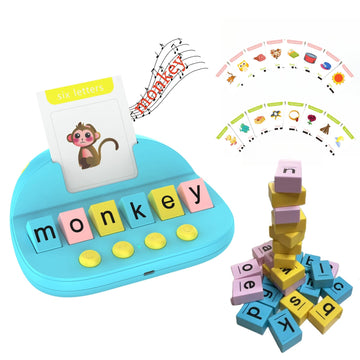 Word Matching Game Toys For Ages 5-7, Spelling Games For 3 Years Old, Speak And Spell Educational Toys For Easter Children'S Day