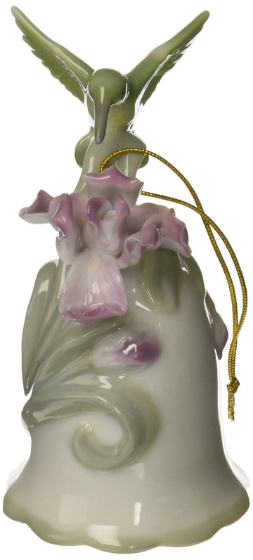 Cosmos Sb49058 Fine Porcelain Hummingbird With Iris Musical Figurine, 4-Inch