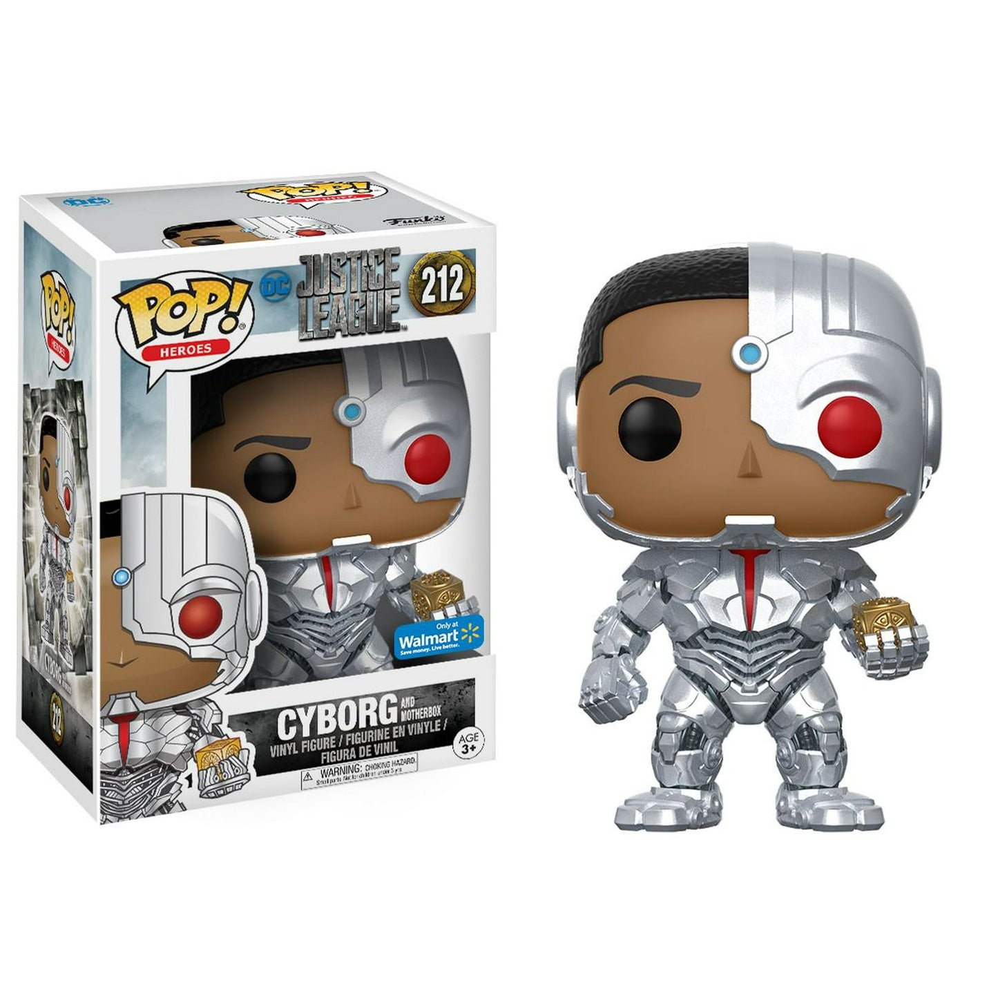 Justice League Pop! Vinyl Figure Cyborg And Motherbox [212]