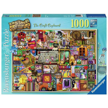 Ravensburger Craft Cupboard Puzzle - enhanced 1000-Piece Jigsaw | Unique Softclick Technology | Perfect for Brain Game Enthusiasts | FSC-Certified for Sustainability
