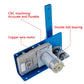 JQDML DIY Reciprocating Swing Motor, 24V, 120RPM, Adjustable Speed 20-120°, Aluminum, Model YBJ-BLUE