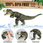 Oenux Dinosaur Toys For Kids 3-5,12Pcs Realistic Jurassic Dinosaur Figures Playset W/ Educational Booklet, Toddler Plastic Dinasour Including T-Rex, Triceratops, Dino Learning Toy For Boy Girl Age 4-7