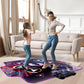 JoyRapt Dance Mat for Kids 4-8 Ages  6 Light-up Buttons Bluetooth Dance Mat Girls Toys for 8-10  7 Game Modes Birthday for Teen Girls Dancing Play Mat (black2)