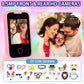 Nikuku Kids Smart Phone for Girls, Christmas Birthday Gifts for Girls 3-8 Year Old, Pretend Toy Phones with Dual with Dual Camer