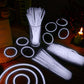 Taikula 60 Pack 8    White Glow Sticks Bulk with 60 Connectors Neon Glow In The Dark Party favors Supplies for Holiday Birthday